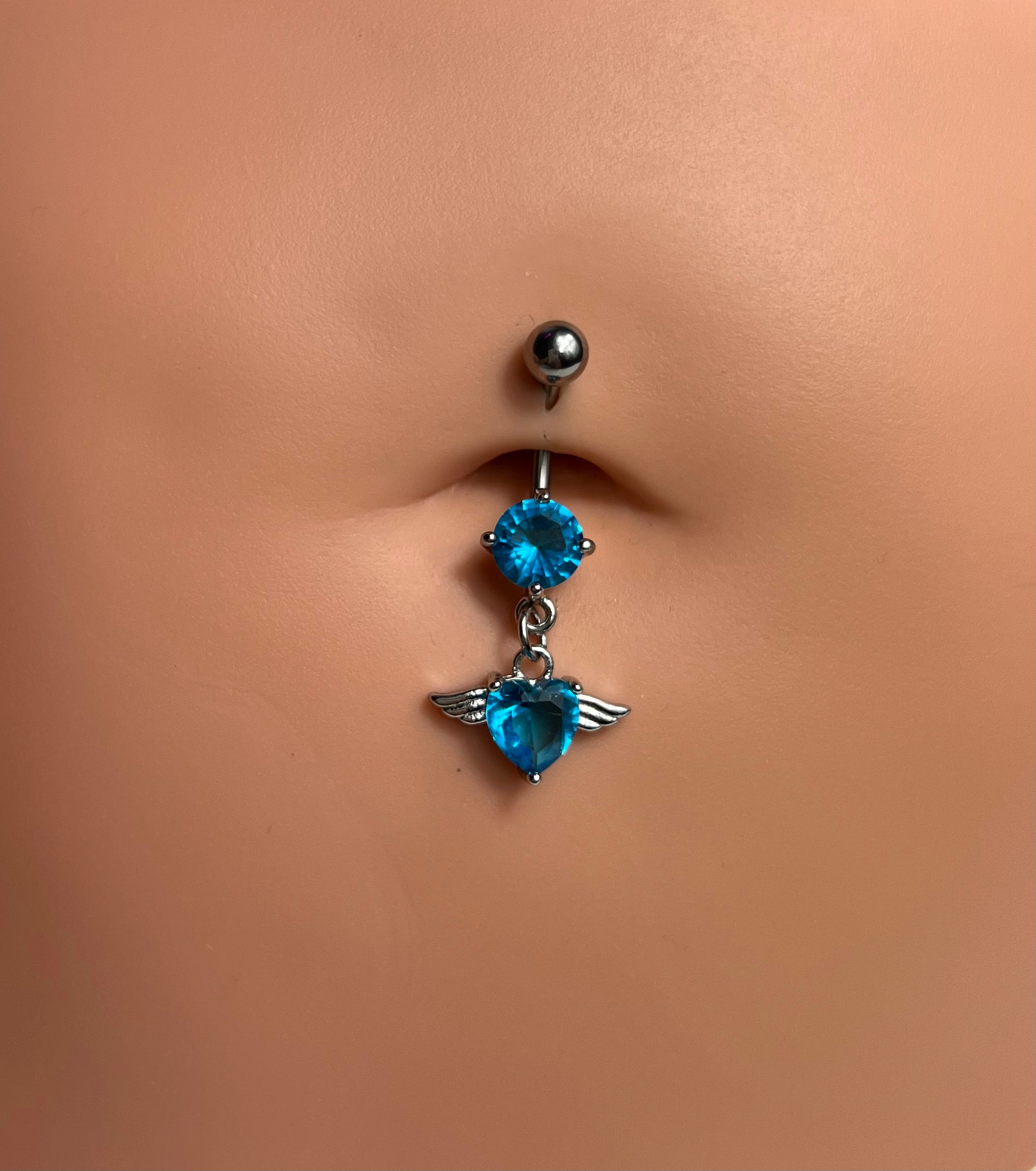 Blue Angel Belly Ring